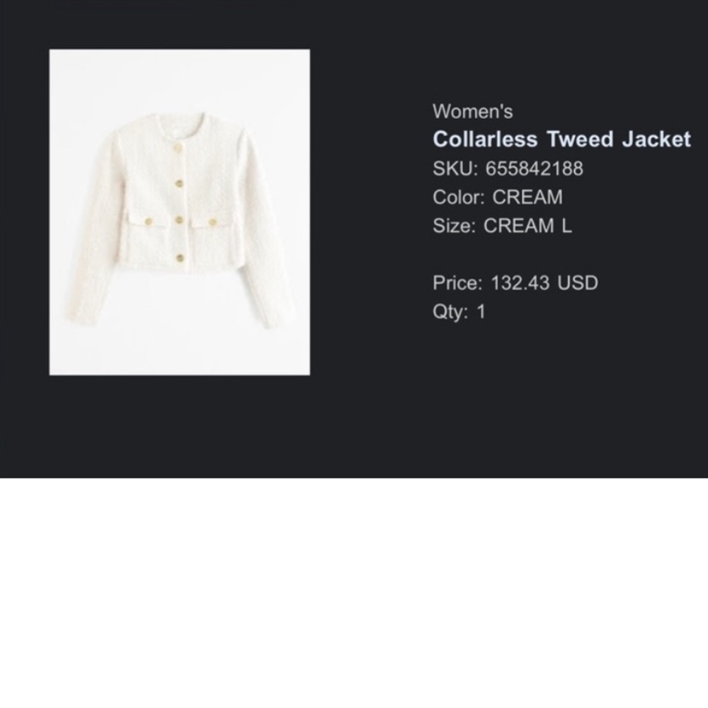 Abercrombie tweed jacket
